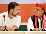 Rahul Gandhi with Samajwadi Party chief Akhilesh Yadav in Uttar Pradesh last month. (Ajay Aggarwal/ HT Photo) Rahul Gandhi with Samajwadi Party chief Akhilesh Yadav in Uttar Pradesh last month. (Ajay Aggarwal/ HT Photo)