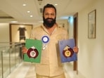 A photo of actor-filmmaker Rishab Shetty