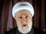 Lebanon's Hezbollah deputy leader Sheikh Naim Qassem delivers a speech as hostilities between Hezbollah and Israel increase, from an unknown location, October 8, 2024 in this still image from video. Lebanon's Hezbollah deputy leader Sheikh Naim Qassem delivers a speech as hostilities between Hezbollah and Israel increase, from an unknown location, October 8, 2024 in this still image from video.