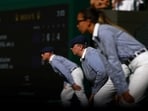 FILE PHOTO: Wimbledon - Line judges during a match