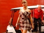 Taylor Swift arrives prior to a game between the Kansas City Chiefs and the New Orleans Saints at GEHA Field at Arrowhead Stadium on October 07, 2024 (David Eulitt/Getty Images/AFP) Taylor Swift arrives prior to a game between the Kansas City Chiefs and the New Orleans Saints at GEHA Field at Arrowhead Stadium on October 07, 2024 (David Eulitt/Getty Images/AFP)