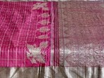 Woven in pure silk and adorned with intricate gold zari, the sari captures the elegance of the Mysore Palace.