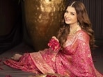 Bhagyashree on Durga puja