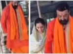 Sanjay Dutt remarried Maanayata Dutt at a temple by renewing wedding vows. Sanjay Dutt remarried Maanayata Dutt at a temple by renewing wedding vows.