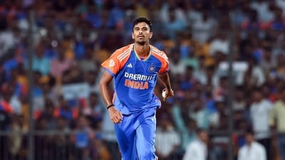 Washington Sundar in action against Bangladesh (BCCI - X) Washington Sundar in action against Bangladesh (BCCI - X)