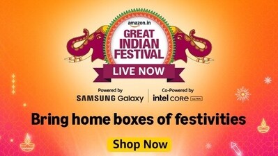 Unlock amazing savings during the Amazon Great Indian Festival Sale 2024! Enjoy up to 75% off across a variety of categories. Shop now and grab the best deals! Unlock amazing savings during the Amazon Great Indian Festival Sale 2024! Enjoy up to 75% off across a variety of categories. Shop now and grab the best deals!