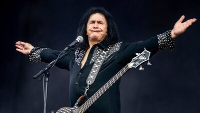 Gene Simmons, singer of the band "Kiss," performs at the Wacken Open Air metal music festival, in Wacken, Germany, Friday, Aug. 2, 2024. (Axel Heimken/dpa via AP) (AP) Gene Simmons, singer of the band "Kiss," performs at the Wacken Open Air metal music festival, in Wacken, Germany, Friday, Aug. 2, 2024. (Axel Heimken/dpa via AP) (AP)