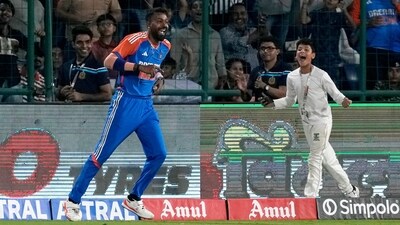 India bowled as many as seven bowlers and all of them got at least one wicket. Interestingly, Suryakumar Yadav did not give the ball to his premier all-rounder Hardik Pandya. (PTI) India bowled as many as seven bowlers and all of them got at least one wicket. Interestingly, Suryakumar Yadav did not give the ball to his premier all-rounder Hardik Pandya. (PTI)