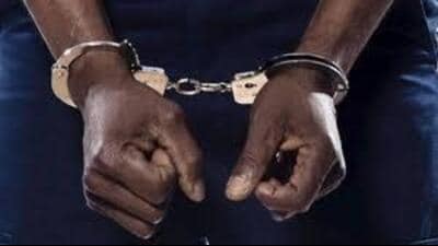 The arrested have been identified as Gurpreet Singh and Harpreet Singh alias Happy, residents of Roranwali village in Amritsar and Jota Singh, a resident of Chartewali village in Ajnala. (HT File)