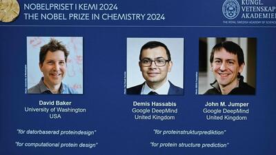 This year’s Nobel Prize for Chemistry, announced on Wednesday, honours three American scientists who used artificial intelligence to make all this possible. Their breakthroughs are very recent. Two of the winners are below 50; in fact, one is not even 40. (AFP) This year’s Nobel Prize for Chemistry, announced on Wednesday, honours three American scientists who used artificial intelligence to make all this possible. Their breakthroughs are very recent. Two of the winners are below 50; in fact, one is not even 40. (AFP)