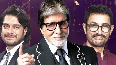 Junaid Khan and Aamir Khan will be seen on Amitabh Bachchan's KBC 16. Junaid Khan and Aamir Khan will be seen on Amitabh Bachchan's KBC 16.