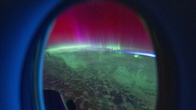 Astronaut Matthew Dominick, onboard the Dragon Endeavour spacecraft, filmed the phenomenon on October 8. (X/@dominickmatthew) Astronaut Matthew Dominick, onboard the Dragon Endeavour spacecraft, filmed the phenomenon on October 8. (X/@dominickmatthew)