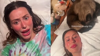 Instagram influencer and 'scammer' Caroline Calloway says she is choosing to 'die' in Hurricane Milton instead of evacuating her Florida home (Caroline Calloway) Instagram influencer and 'scammer' Caroline Calloway says she is choosing to 'die' in Hurricane Milton instead of evacuating her Florida home (Caroline Calloway)