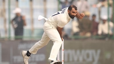 Mohammed Shami during a Test match (Getty) Mohammed Shami during a Test match (Getty)