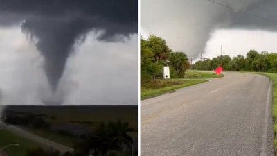 Hurricane Milton has spawned tornadoes across Florida hours ahead of its landfall (X) Hurricane Milton has spawned tornadoes across Florida hours ahead of its landfall (X)