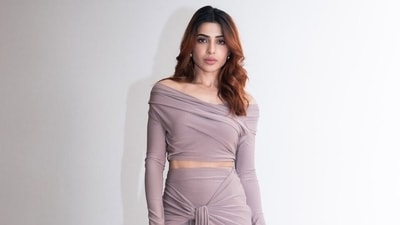 Samantha Ruth Prabhu in a Kresha Bajaj ensemble. Samantha Ruth Prabhu in a Kresha Bajaj ensemble.