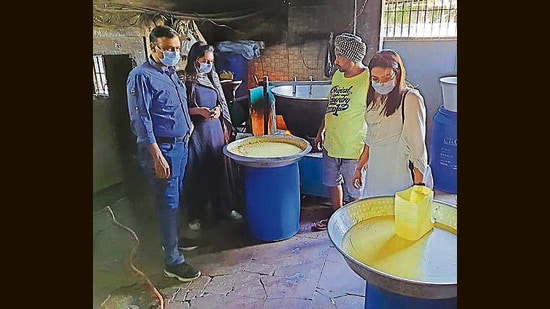 Officials from Ludhiana say adulteration of food items is prevalent in the festive season (HT File)