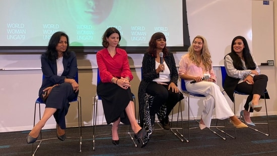 Stuti Jalan, founder of WIN, curated a discussion at World Woman Future Forum during Climate Week New York
