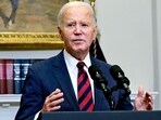 US President Joe Biden speaks on Hurricane Milton in the Roosevelt Room of the White House in Washington, DC, US, on Wednesday, Oct. 9, 2024. US President Joe Biden speaks on Hurricane Milton in the Roosevelt Room of the White House in Washington, DC, US, on Wednesday, Oct. 9, 2024.