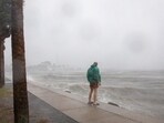 Hurricane Milton makes landfall in Florida as a Category 3 storm (Photographer: Tristan Wheelock/Bloomberg)