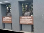 Located between Wanowrie Bazar Police Chowk and MINTSD in Pune Cantonment, the park features a “Wall of Valour” showcasing busts of martyred soldiers from 1962 to 2020. (HT PHOTO)