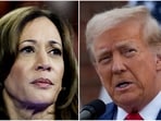 U.S. Vice President Kamala Harris in Milwaukee, Wisconsin, U.S. August 20, 2024 and former U.S. President Donald Trump in Bedminster, New Jersey, U.S., August 15, 2024 are seen in a combination of file photographs.