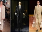 Models showcase collections from Todd Snyder, Ralph Lauren, and Zegna. 
