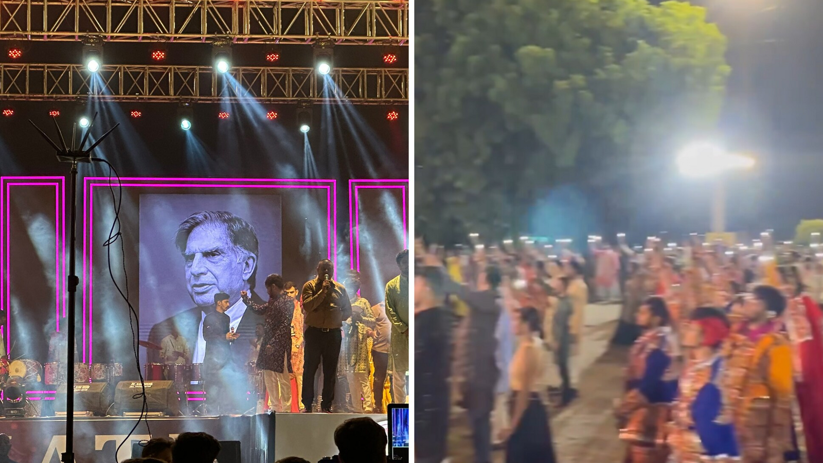 Ratan Tata honoured with midnight tribute as Mumbai Garba celebrations paused mid-way | Trending