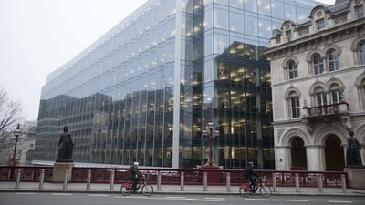 The head offices of Goldman Sachs in London, UK (Jason Alden/Bloomberg) The head offices of Goldman Sachs in London, UK (Jason Alden/Bloomberg)