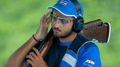 An international shotgun athlete with an illustrious career, Bharadwaj has already secured 10 international medals representing India in various world championships, world cups, and international grand prix events. He notably equalled the world record of Britain’s Nathan Hales in the trap event, scoring 49/50 during the Shotgun Showdown Challenge 2024. (HT Photo)