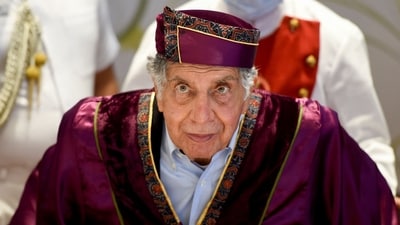 Ratan Tata passed away in Mumbai's Breach Candy Hospital on Wednesday. (AFP file photo) Ratan Tata passed away in Mumbai's Breach Candy Hospital on Wednesday. (AFP file photo)