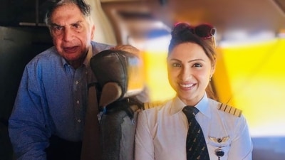 Air India pilot Zoya Agarwal with Ratan Tata (X/@ZoyaCaptain) Air India pilot Zoya Agarwal with Ratan Tata (X/@ZoyaCaptain)