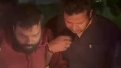 Late Wednesday night, when police teams were conducting routine checking in Greater Noida, a car was spotted moving suspiciously. When police tried to stop the vehicle, they fired at the police and, in the retaliatory fire, they sustained bullet injuries to the leg and were arrested. (HT Photo) Late Wednesday night, when police teams were conducting routine checking in Greater Noida, a car was spotted moving suspiciously. When police tried to stop the vehicle, they fired at the police and, in the retaliatory fire, they sustained bullet injuries to the leg and were arrested. (HT Photo)