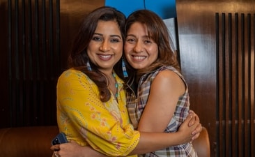 Shreya Ghoshal and Sunidhi Chauhan shoot for HT City (Photo: Satish Bate/HT) Shreya Ghoshal and Sunidhi Chauhan shoot for HT City (Photo: Satish Bate/HT)