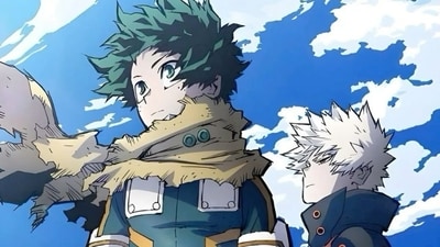 Deku and Bakugo in My Hero Academia Season 7. (Toho Animation)