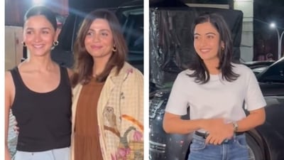 Alia Bhatt, Shaheen Bhatt, and Rashmika Mandanna attend special screening of Jigra Alia Bhatt, Shaheen Bhatt, and Rashmika Mandanna attend special screening of Jigra