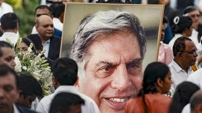Ratan Tata, who is credited with transforming the Tata Group into a global conglomerate, died on October 9. ( (PTI Photo)) Ratan Tata, who is credited with transforming the Tata Group into a global conglomerate, died on October 9. ( (PTI Photo))