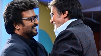 Rajinikanth and Amitabh Bachchan worked together for the first time in 3 decades in Vettaiyan. Rajinikanth and Amitabh Bachchan worked together for the first time in 3 decades in Vettaiyan.