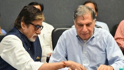 Ratan Tata teamed up with Amitabh Bachchan for the 2004 release Aetbaar