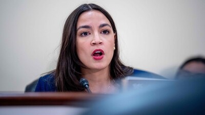 AOC's warning comes as Wall Street supporters of Harris, including as billionaire Mark Cuban, have pushed the US VP to fire Lina Khan due to her rigid views on business if the Democratic candidate prevails in the White House race. (Getty Images via AFP) AOC's warning comes as Wall Street supporters of Harris, including as billionaire Mark Cuban, have pushed the US VP to fire Lina Khan due to her rigid views on business if the Democratic candidate prevails in the White House race. (Getty Images via AFP)