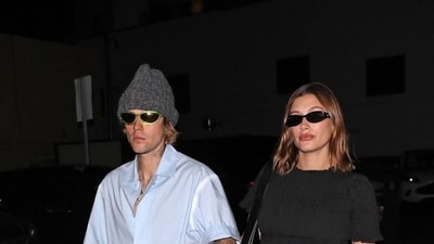 Hailey Bieber was seen stylishly embracing pregnancy in a puffball mini dress during an outing with Justin Bieber. (Instagram) Hailey Bieber was seen stylishly embracing pregnancy in a puffball mini dress during an outing with Justin Bieber. (Instagram)