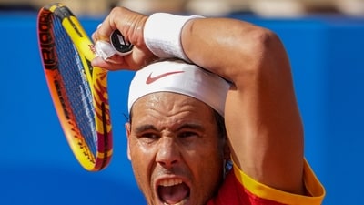 Rafael Nadal has claimed 22 Grand Slam titles, ranking him second on the men’s all-time list. (PTI Photo) Rafael Nadal has claimed 22 Grand Slam titles, ranking him second on the men’s all-time list. (PTI Photo)