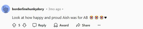 Redditors pointed out how Aishwarya Rai cheered for Amitabh Bachchan. Redditors pointed out how Aishwarya Rai cheered for Amitabh Bachchan.
