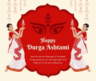 Devotees worship Goddess Durga in her fierce form, Maha Gauri. (Canva) Devotees worship Goddess Durga in her fierce form, Maha Gauri. (Canva)