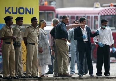 Ratan Tata outside the Taj Hotel during the 26/11 attack in Mumbai. (Manoj Patil/Hindustan Times) Ratan Tata outside the Taj Hotel during the 26/11 attack in Mumbai. (Manoj Patil/Hindustan Times)