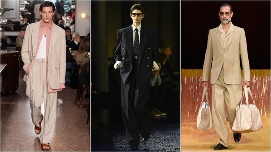 Models showcase collections from Todd Snyder, Ralph Lauren, and Zegna.