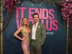 Blake Lively and Ryan Reynolds attend the 'It Ends With Us' premiere in New York City, U.S., August 6, 2024