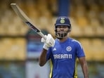 Shreyas Iyer during a training session for Mumbai.