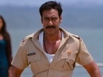 Ajay Devgn plays the titular righteous cop in Singham