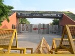 UP government seals Jai Prakash Narayan International Centre (JPNIC) in Lucknow. UP government seals Jai Prakash Narayan International Centre (JPNIC) in Lucknow.